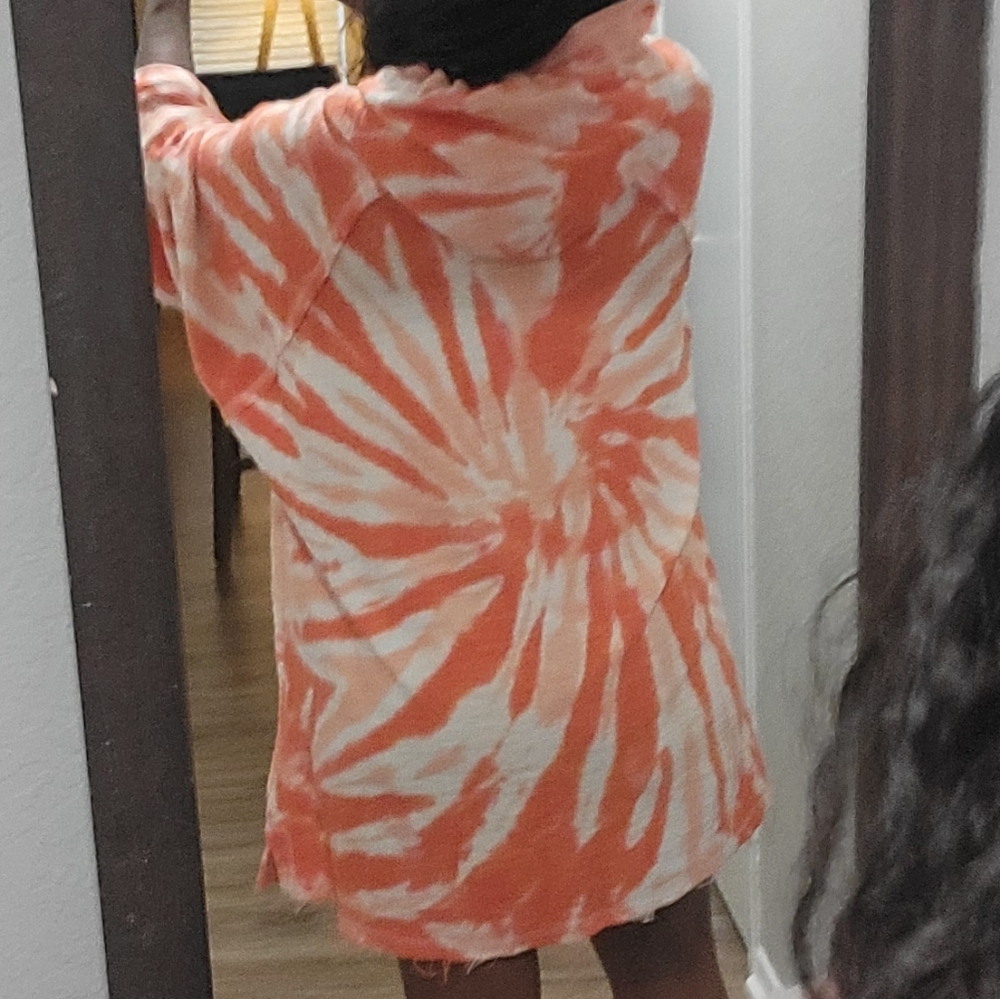 Beaver Bend Marina Tie-Dye Hooded Sweatshirt/Cover-Up - Picture 7 of 10